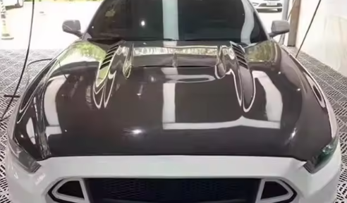 2015-2017 Mustang Carbon Fiber Vented Hood