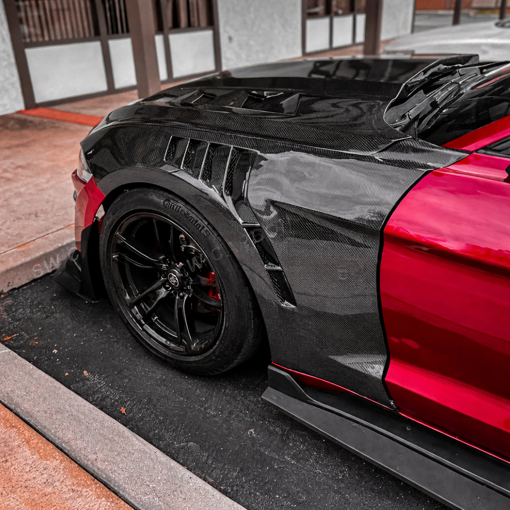 2024+ Mustang Carbon Fiber Fenders