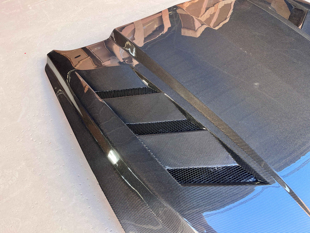 2018-2023 Mustang Carbon Fiber Cowl Hood