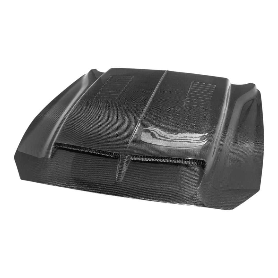2018-2023 Mustang Carbon Fiber Vented Hood