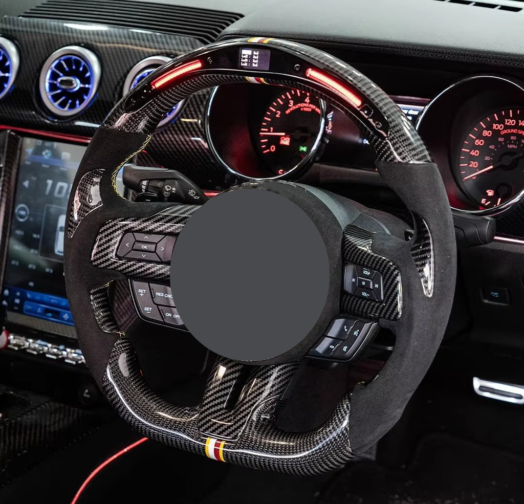 Mustang LED Carbon Fiber Steering Wheels