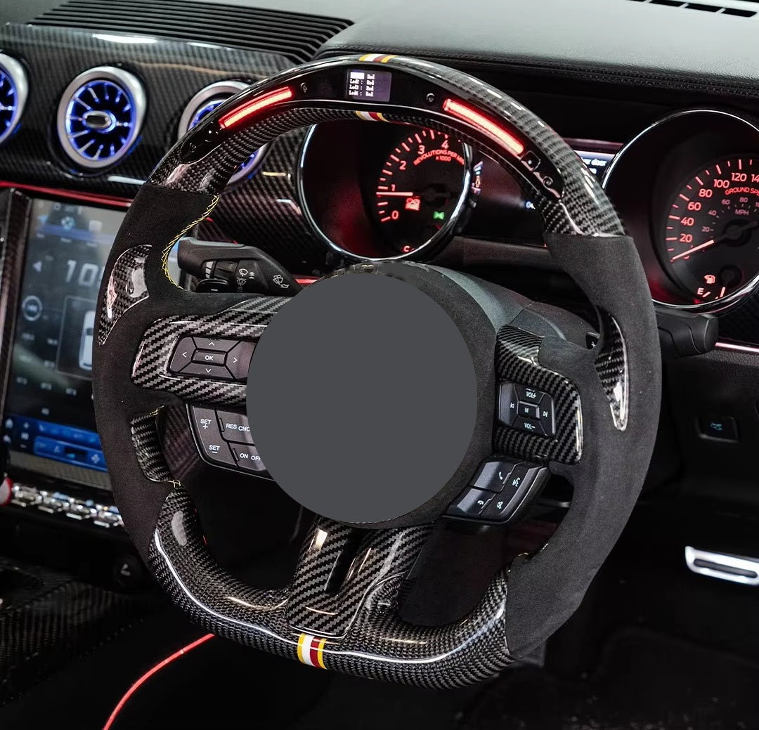 Mustang LED Carbon Fiber Steering Wheels
